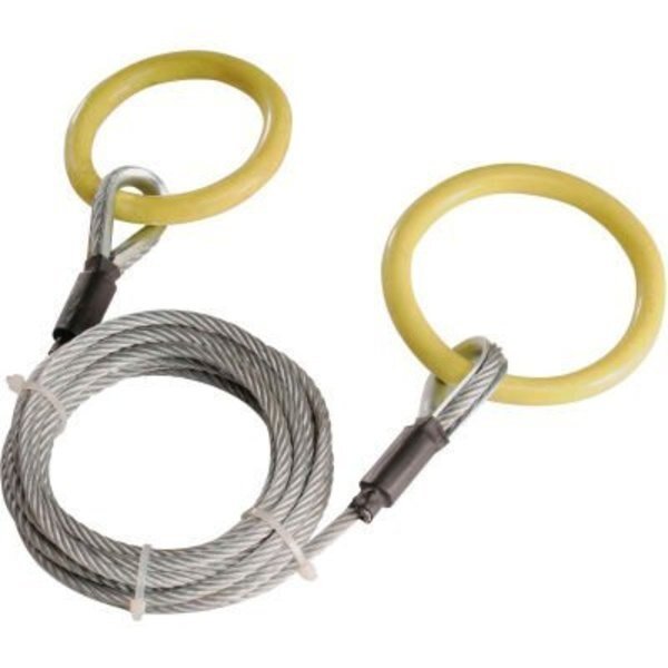 Timber Tuff„¢ Steel Log Choker Cable with 2 Tow Rings TMW-38 - 1500 Lb. Pulling Capacity, Timber Tuff Tools - Bac Industries Inc., Mfr#: TMW-38