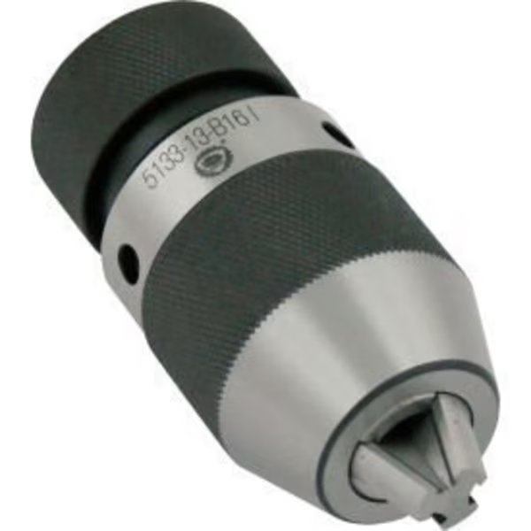 Precision Keyless Drill Chuck 5133-13-J2, Jacobs #2, 1/32"-1/2", TIR .0015" - Bison 7-051-335, Bison Usa, Mfr#: 7-051-335