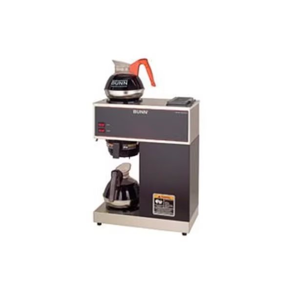 12 Cup Pourover Coffee Brewer With 2 Warmers, VPR-Black, 2 Easypour Decanter, Bunn, Mfr#: 33200.0002