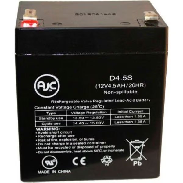 UPS Battery, UPS, 12V DC, 5 Ah, Cabling, F1 Terminal, Battery Clerk, Mfr#: POWER-PATROL SEC1050