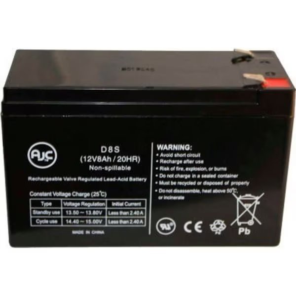 AJC¬Æ Safepower S300 12V 8Ah UPS Battery, Battery Clerk, Mfr#: SAFEPOWER-S300