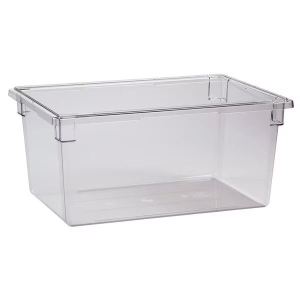 Cambro - Food Storage Container, 18" x 26"x12, 17 Gallon Capacity, Clear, Cambro, Mfr#: 182612CW135