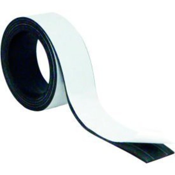 MasterVision Magnetic Adhesive Tape Roll 1"x 4 ft. Black, Bi-Silque, Mfr#: FM2020