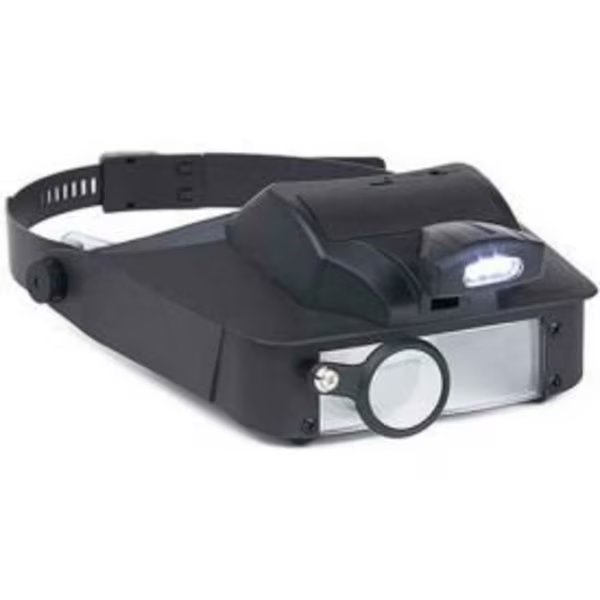 Carson® LV-10 LumiVisor„¢ LED Lighted 2x/3x/5x/6x Head Worn Magnifier, Carson Optical, Mfr#: LV-10
