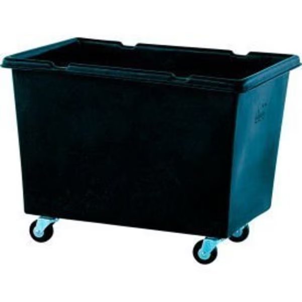Recycled Material Handling Carts - Smooth Walls, Plywood Base - 31"Wx43"Dx33"H, Techstar Plastics, Mfr#: 145AR-C-BLK
