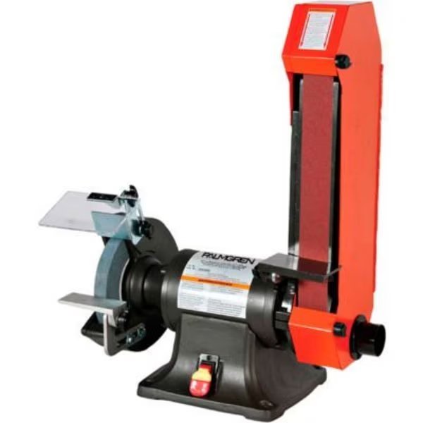 Palmgren Combination Belt & Bench Grinder, 8" Wheel Dia, 3/4HP, 120/240V, C.H. Hanson, Mfr#: 9682088