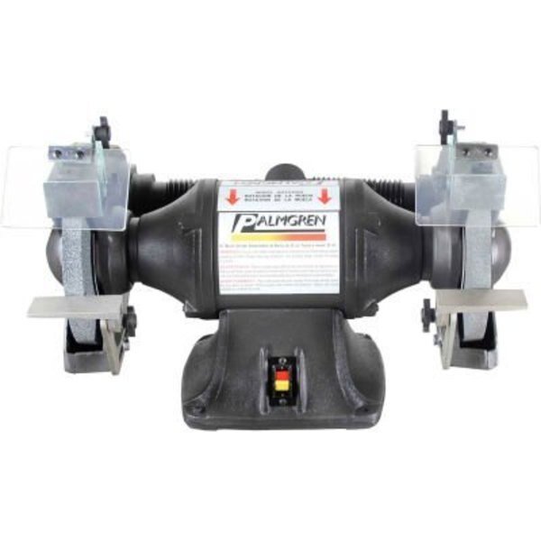 Palmgren 9682101 Bench Grinder W/Wheel Guards & Dust Collection Ports , 10" Wheel Dia, C.H. Hanson, Mfr#: 9682101