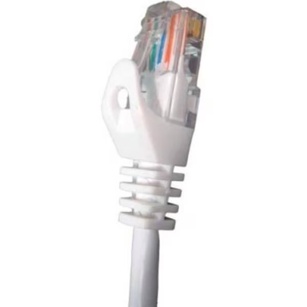 Vertical Cable 092-658/25WH CAT5e Snagless Molded Patch Cable, 25 ft. (7.6 meter), White, Chiptech, Inc Dba Vertical Cable, Mfr#: 092-658/25WH