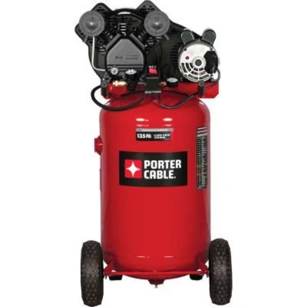 Porter Cable® PXCMLC1683066, Portable electric Air Compressor, 1.6HP, 30 Gal, Vertical, 5.3 CFM, Mat Industries, Mfr#: PXCMLC1683066