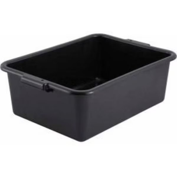 Winco PL-7K - Dish Box, Black, 21-1/2"D x 15-3/4"W x 7-1/4"H, NSF, Winco Dwl Industries Co, Mfr#: PL-7K