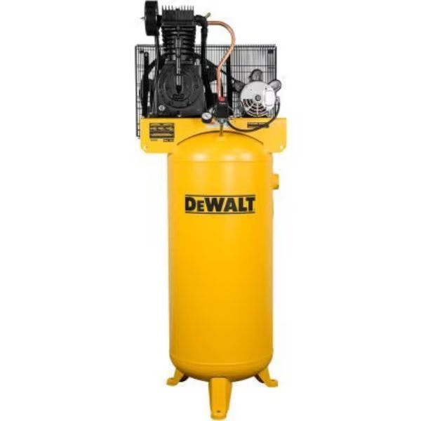 DeWALT® DXCMV5076055, 5HP, Two-Stage Compressor, 60 Gal, Vert., 175 PSI, 15.3 CFM, 1-Phase 230V, Mat Industries, Mfr#: DXCMV5076055