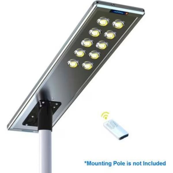 eLEDing® Solar Ultra Power 100W 16000 LM CREE 5000K LED Street Parking Sport Area Light Remote, E E Systems Group, Mfr#: EE880W-SHRC100