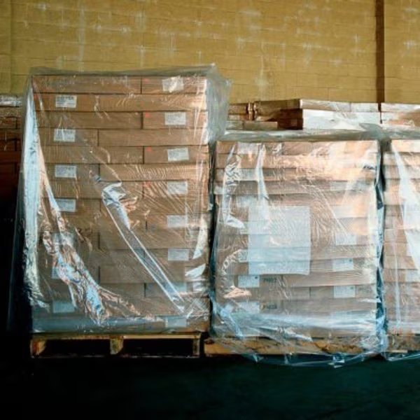 Pallet Covers, 51"W x 49"D x 85"H, 3 Mil, Clear, 50/Pack, Lk Packaging, Mfr#: 30G-524885