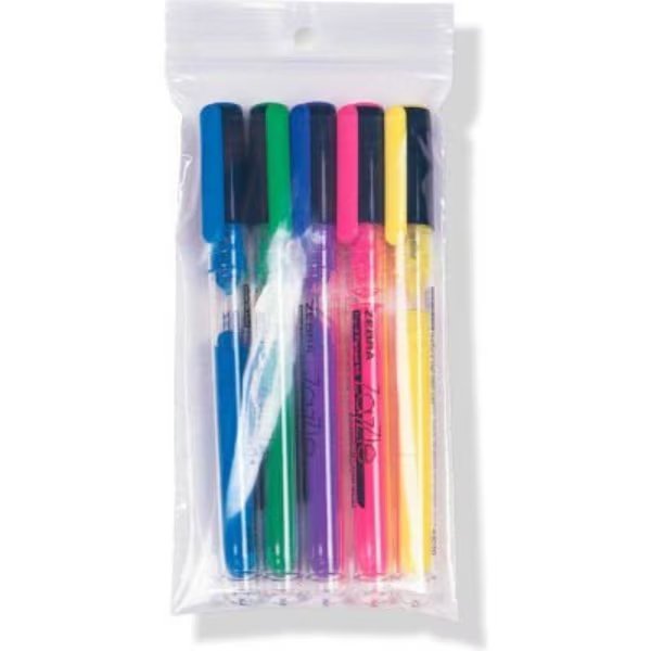 Clear Line Single Track Seal Top Bags W/ Hang Hole, 4"W x 4"L, 4 Mil, Clear, 1000/Pack, Lk Packaging, Mfr#: F40404H