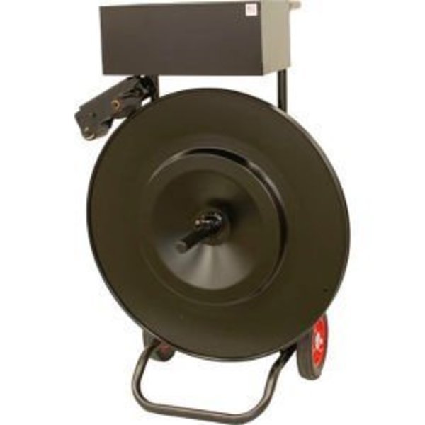 Encore Packaging Ribbon Wound Dispenser for 3/4" To 1-1/4" Strap Width, 25"L x 28"H, Black, Encore Packaging, Mfr#: EP-3340