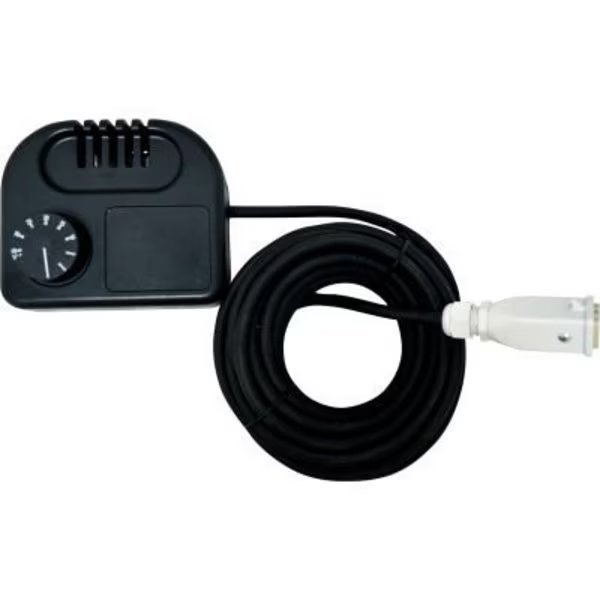 Heatstar Analog Thermostat W/ Cable, 32'L, Black, Enerco Group, Mfr#: F105108