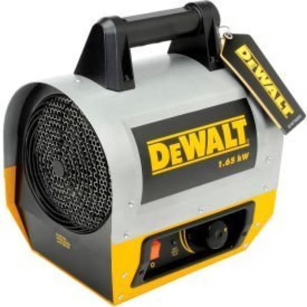DeWALT® Portable Forced Air Electric Heater W/ Adjustable Thermostat, 120V, 1 Phase, 1650 Watt, Enerco Group, Mfr#: DXH165