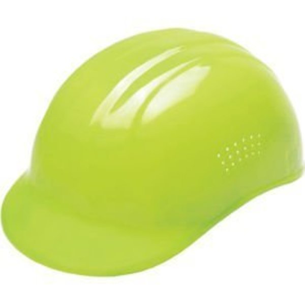 ERB® Vented Bump Cap, 4-Point Suspension, Hi-Viz Lime, 19125, Erb Safety, Mfr#: 19125