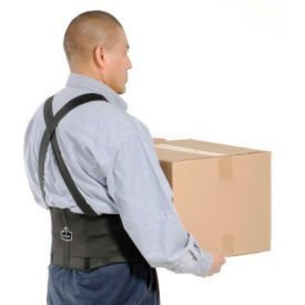 Ergodyne® ProFlex® 1650 Economy Back Support with Suspenders, 3XL, 46-52" Waist Size, Ergodyne, Mfr#: 11097