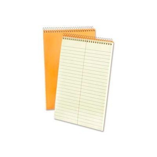Esselte¬Æ Rigid Kraft Covered Steno Book, 6" x 9", Gregg Ruled, Green Tint, 80 Sheets/Pad, Esselte Pendaflex Corp., Mfr#: 25274