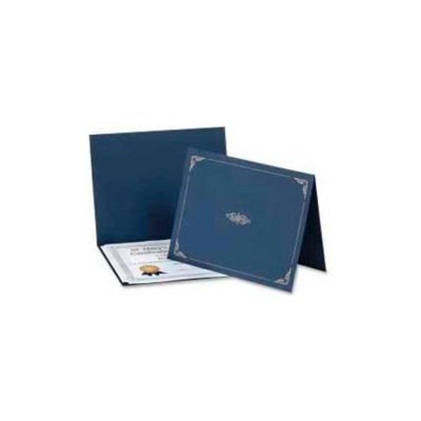 Esselte® Oxford Certificate Holder, 25" x 8-1/2", Dark Blue, 5/Pack, Esselte Pendaflex Corp., Mfr#: 29900235BGD