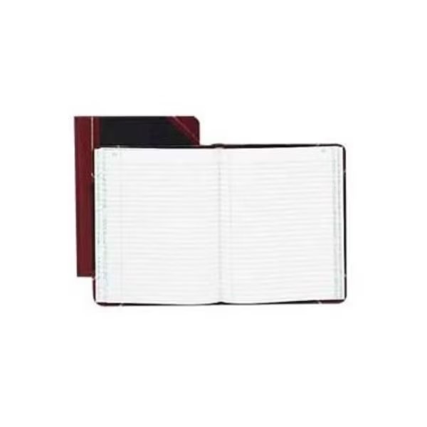 Boorum & Pease® Account Book, Record Ruled, 9-5/8" x 7-5/8", Black Cover, 150 Sheets/Pad, Esselte Pendaflex Corp., Mfr#: 38150R