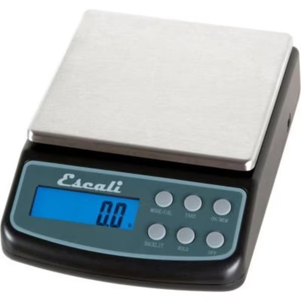 Escali L600 High Precision Digital Lab Scale, 600g x 0.1g, Stainless Steel Removable Top, Escali, Mfr#: L600