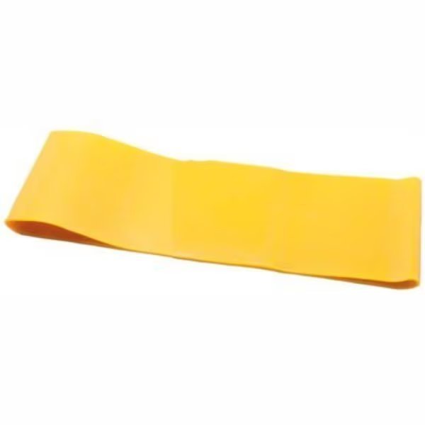 CanDoÂ Exercise Band Loop, 10" Long, Yellow, Fabrication Enterprises, Mfr#: 1224203