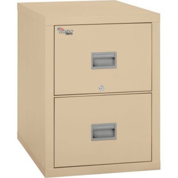 Fireking Fireproof 2 Drawer Vertical File Cabinet Letter 17-3/4"Wx31-9/16"Dx27-3/4"H Parchment, Fire King, Mfr#: 2P1831-CPA