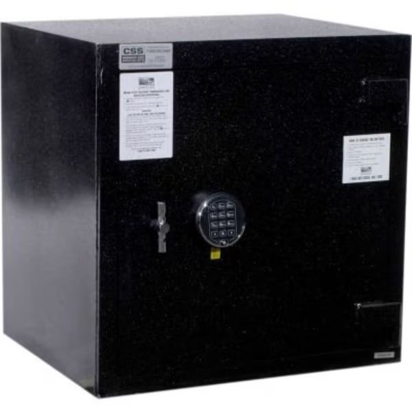 Cennox Standard Security Safe B2525-FK1 25"W x 20"D x 25"H Electronic Lock 6.69 Cu. Ft. Black, Fire King Security Products, Mfr#: B2525-FK1