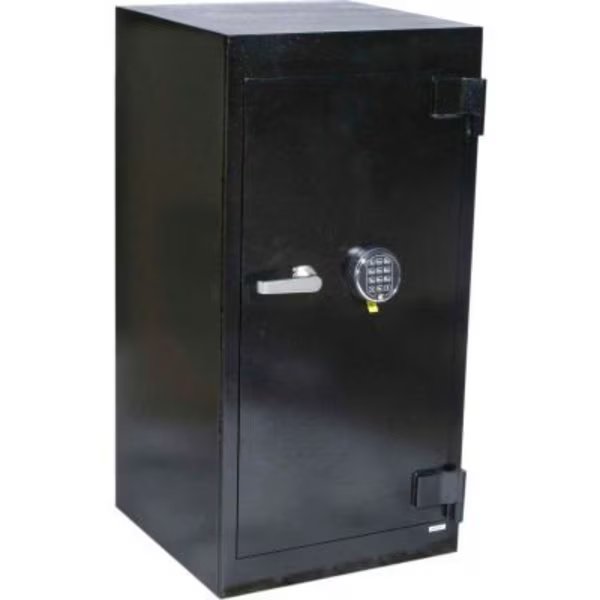 Cennox Security Safe B4020IC-FK1 20-1/2"W x 20"D x 41"H Electronic & Key Lock 6.81 Cu. Ft. Black, Fire King Security Products, Mfr#: B4020IC-FK1