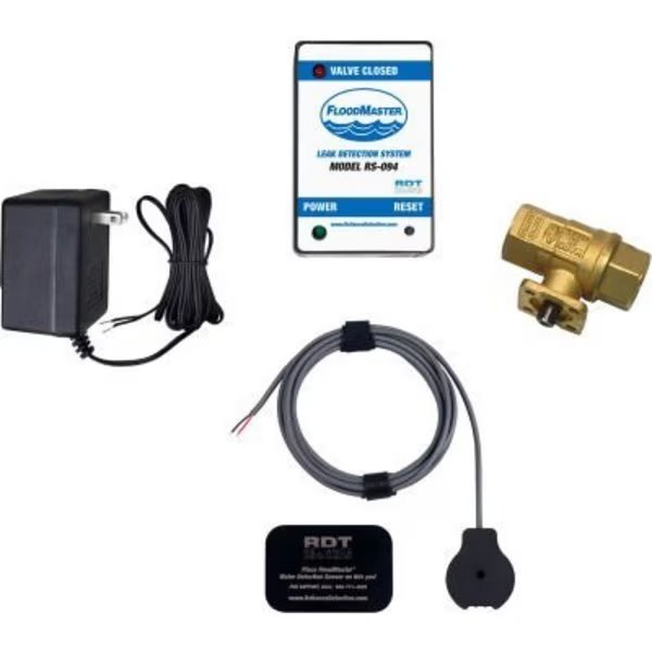FloodMaster Water Tank Alarm Shutoff - 1-1/4" NPT Full Port Lead-Free Valve, Reliance Detection Technologies, Mfr#: RS-094-1-1/4