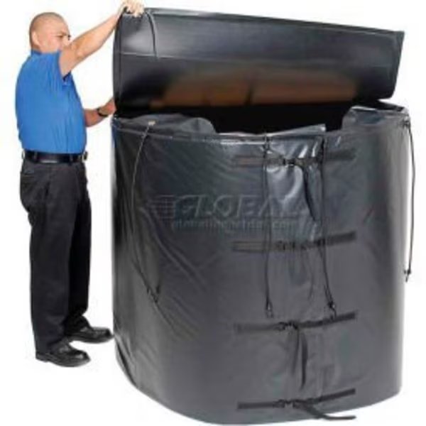 Powerblanket® Insulated Tote Heating Blanket For 275 Gal IBC Steel Tote, Up To 145°F, 240V, Powerblanket, Mfr#: TH275-240V