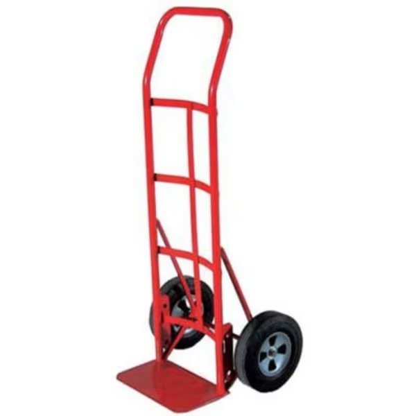 Milwaukee Hand Truck - Flow Back Handle - Solid Rubber Wheels - 800 Lb. Capacity - Red, Milwaukee Hand Trucks, Mfr#: 47107