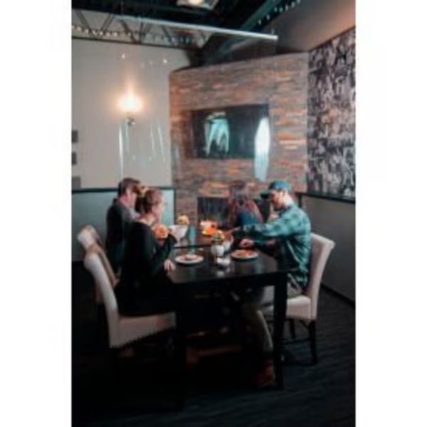 GEC Ceiling Mounted Personal Safety Partition 61"W x 72"H - Blue, Goffs, Mfr#: 33469
