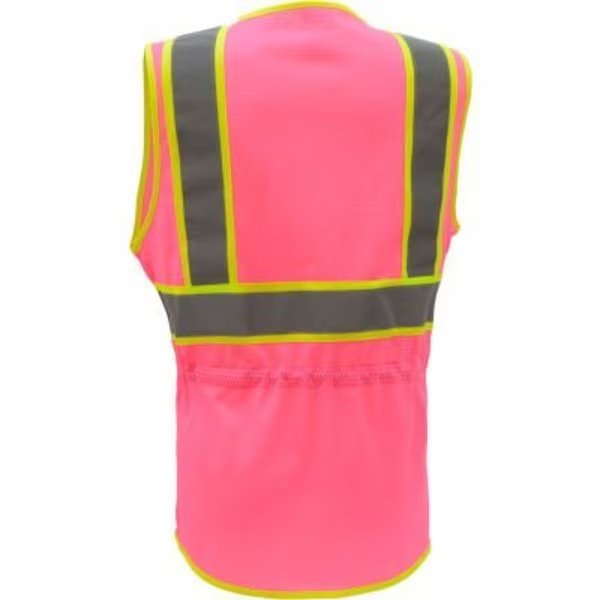 GSS Safety Pink Two Tone Lady Vest-LG/XL, Gss Safety, Mfr#: 7806-LG/XL