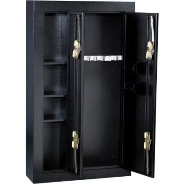 Rifle & Gun Safe, Tubular Lock, 108 lbs, 8 Firearms, Ammo, Other Valuables, Homak, Mfr#: HS30136028