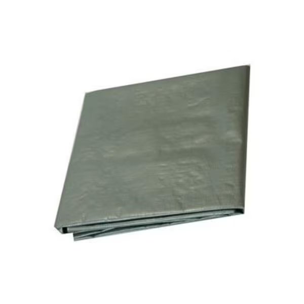 Medium Duty Tarp, Silver, High-Density Polyethylene, Harpster Of Philipsburg, Mfr#: S50x50