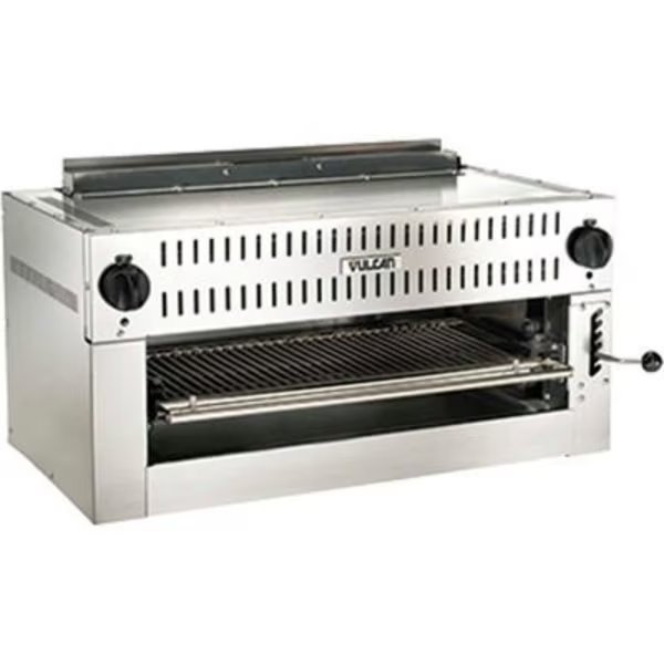 Vulcan 36IRB-N, Infrared Salamander Broiler, Natural Gas, S/S, 2 Ceramic Infrared Burners, Vulcan Restaurant Equipment, Mfr#: 36IRB-N