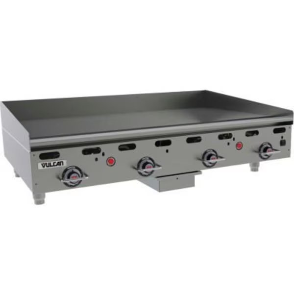 Vulcan  MSA48-102 Heavy-DutyFlat Top Griddle/Grill, Propane, S/S, 4 Burners, Vulcan Restaurant Equipment, Mfr#: MSA48-102