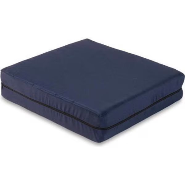 DMI Seat Cushion, 16" x 18" x 4", Navy Blue, Healthsmart, Mfr#: 513-7602-2400