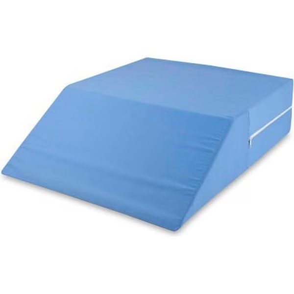 DMI Bed Wedge Ortho Pillow, 24" x 20" x 6", Blue, Healthsmart, Mfr#: 555-8071-0122