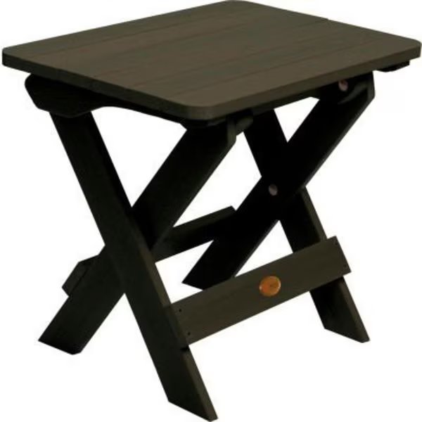 highwood® Hamilton Folding Adirondack Side Table - Black, Highwood Usa, Mfr#: AD-TBS1-BKE