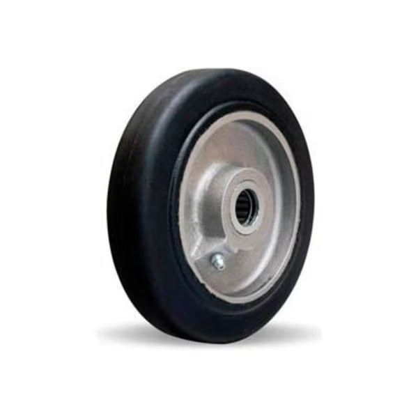 Hamilton® Neoprene Rubber On Aluminum 6 x 1-1/2 - 3/4" Roller Bearing, Hamilton Casters, Mfr#: W-615-NRA-3/4