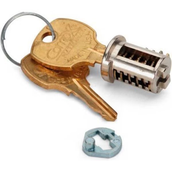 HON® Lock Core Replacement Kit for Metal Casegoods Chrome, Hon, Mfr#: HONF23CX