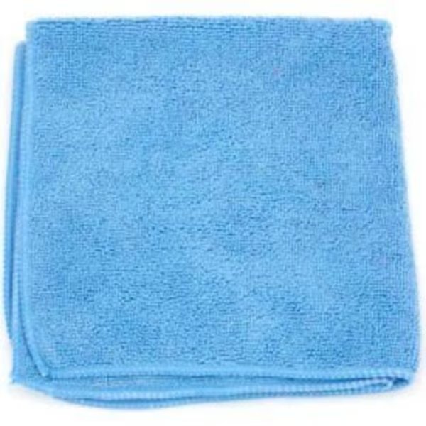 Microworks Microfiber Towel 16" x 16", Blue 12 Towels/Pack - 2502-B-DZ, Hospeco, Mfr#: 2502-B-DZ