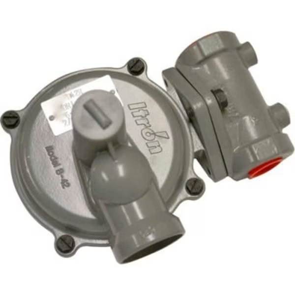 Step Down Gas Pressure Regulator, 10"L, Gray, Heat Wagon, Mfr#: B-42