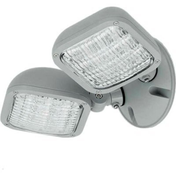 Hubbell Outdoor Dual Head Remote LED Fixture, Use with CU2W, Outdoor, Grey, Hubbell Lighting, Mfr#: CWRD
