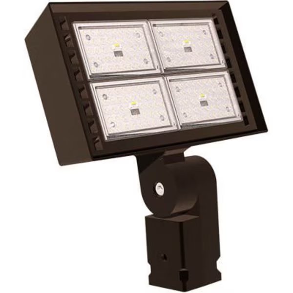 Hubbell Outdoor Ratio LED Floodlight, 14000L, 124W, 50K, Wide Dist, Trunnion Mt, 120-277v, Hubbell Lighting, Mfr#: RFL4-120-5K-T
