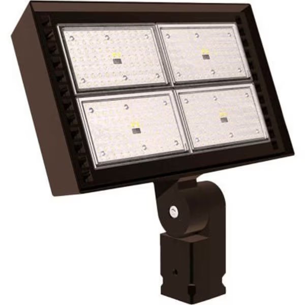 Hubbell Outdoor Ratio LED Floodlight, 30000L, 265W, 40K, Wide Dist, Knuckle Mt, 120-277v, Hubbell Lighting, Mfr#: RFL5-265-4K-K